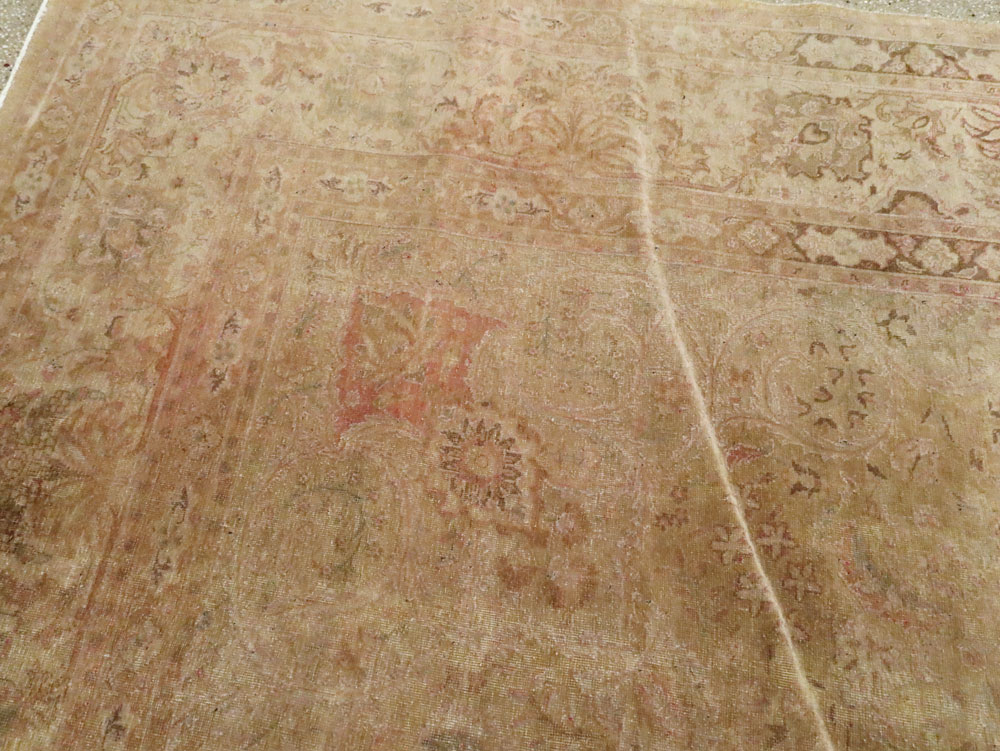 Antique Persian Tabriz Carpet, No.13399 - Gss