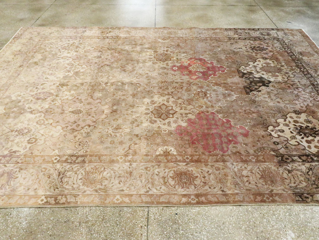 Antique Persian Tabriz Carpet, No.13411 - Gss