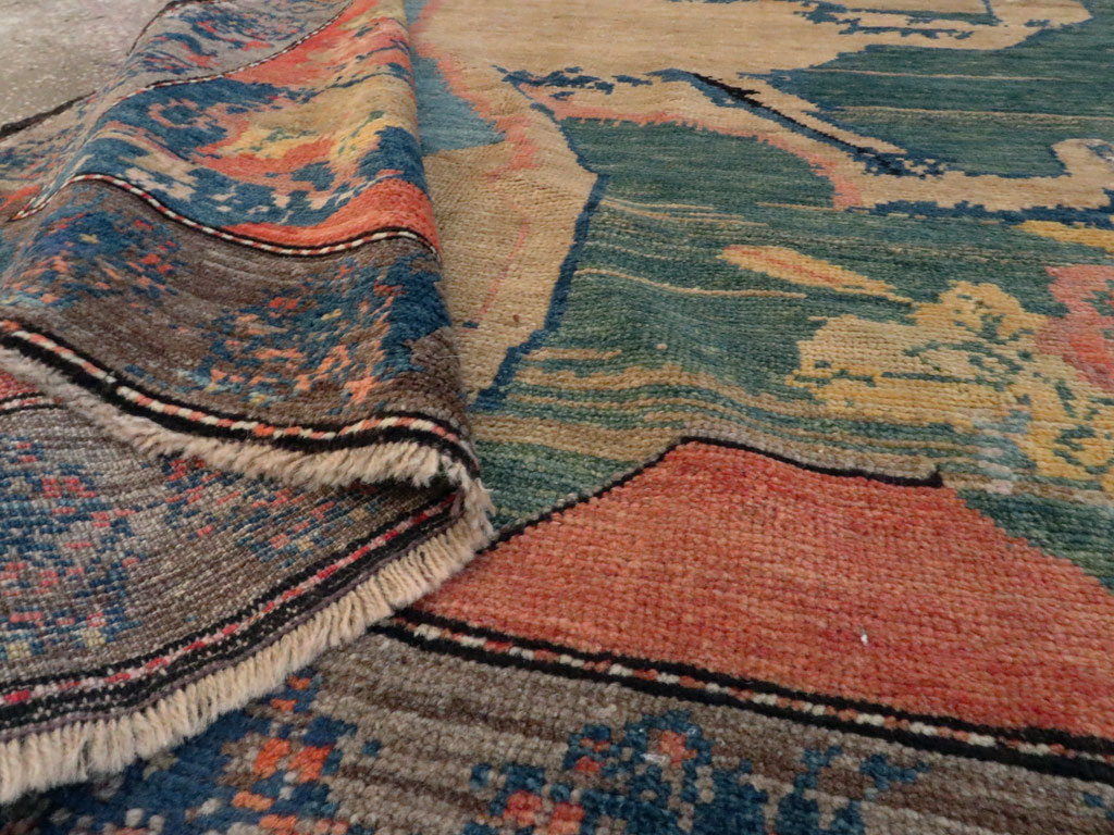 Vintage Persian Gabbeh Pictorial Rug, No.13419 - Gss