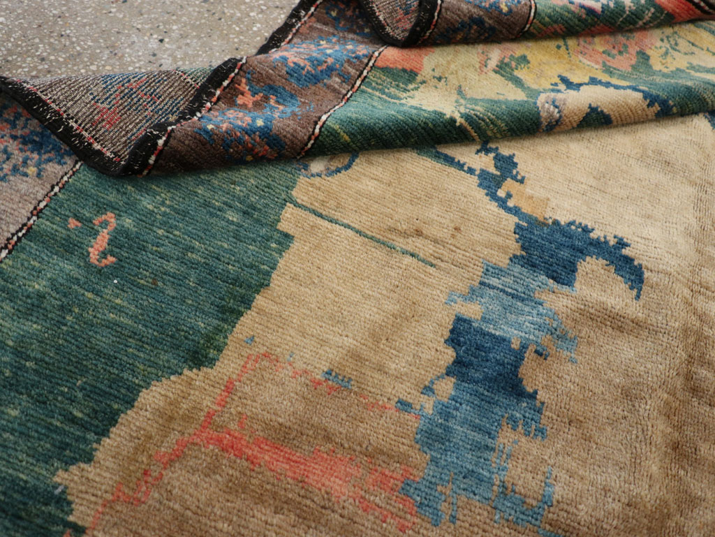 Vintage Persian Gabbeh Pictorial Rug, No.13419 - Gss