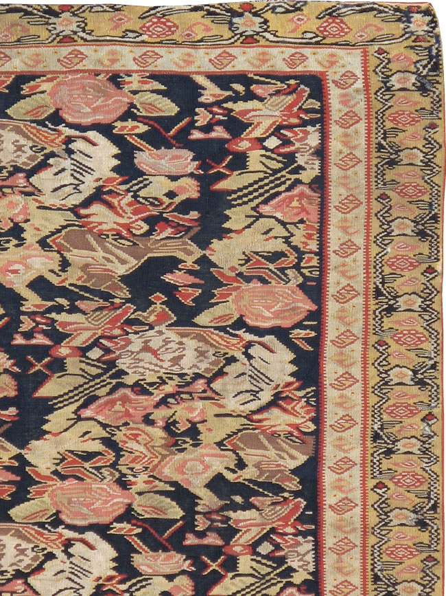 Antique Persian Senneh Kilim, No.13433 - Gss