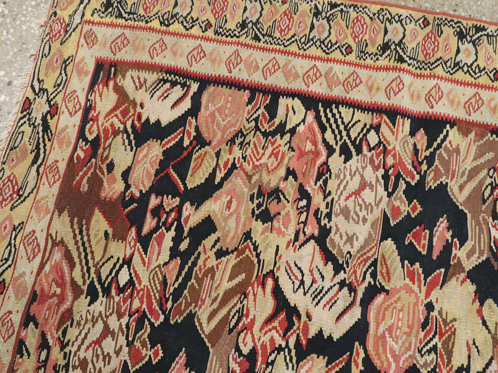 Antique Persian Senneh Kilim, No.13433 - Gss