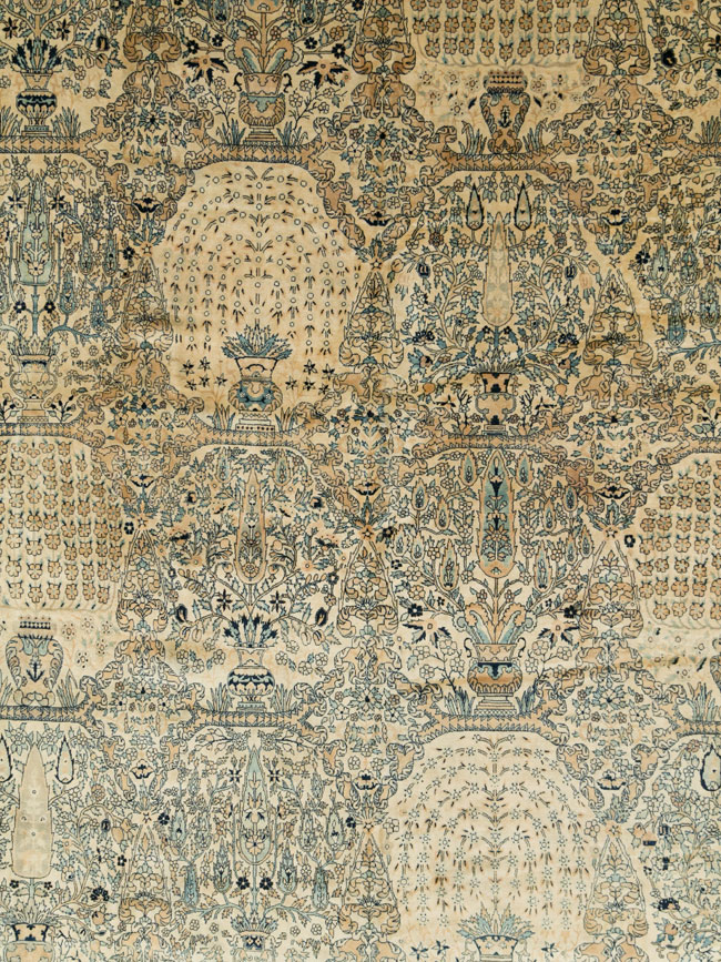 Vintage Indian Lahore Oversize Carpet, No.13446 - Gss