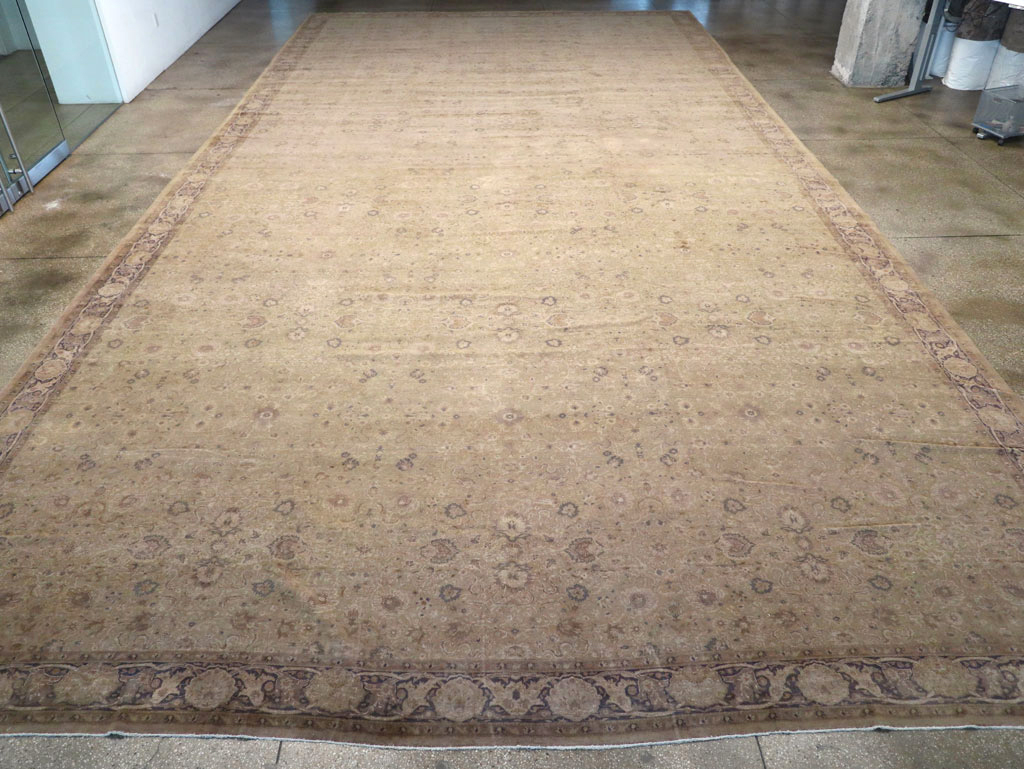 Antique Turkish Herekeh Oversize Carpet, No.13453 - Gss