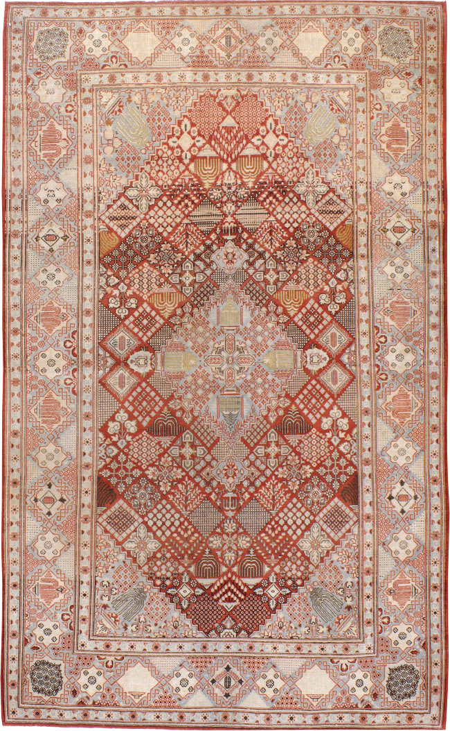 Vintage Persian Kashan Rug, No.13477 - Gss