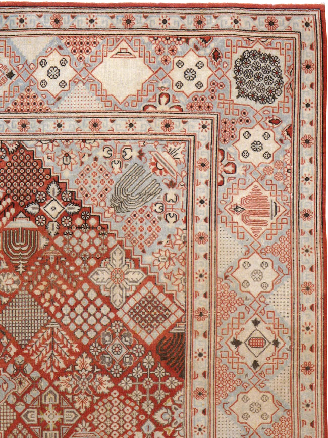 Vintage Persian Kashan Rug, No.13477 - Gss