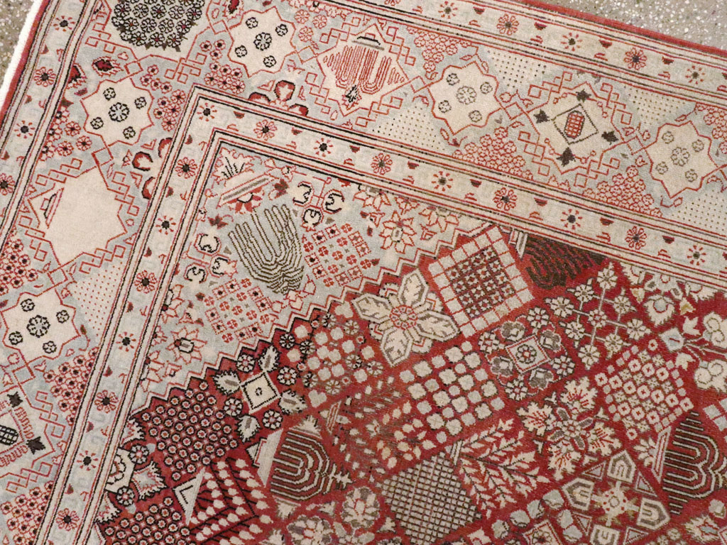 Vintage Persian Kashan Rug, No.13477 - Gss