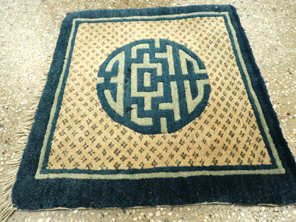 Antique Chinese Peking Rug, No.13478 - Gss