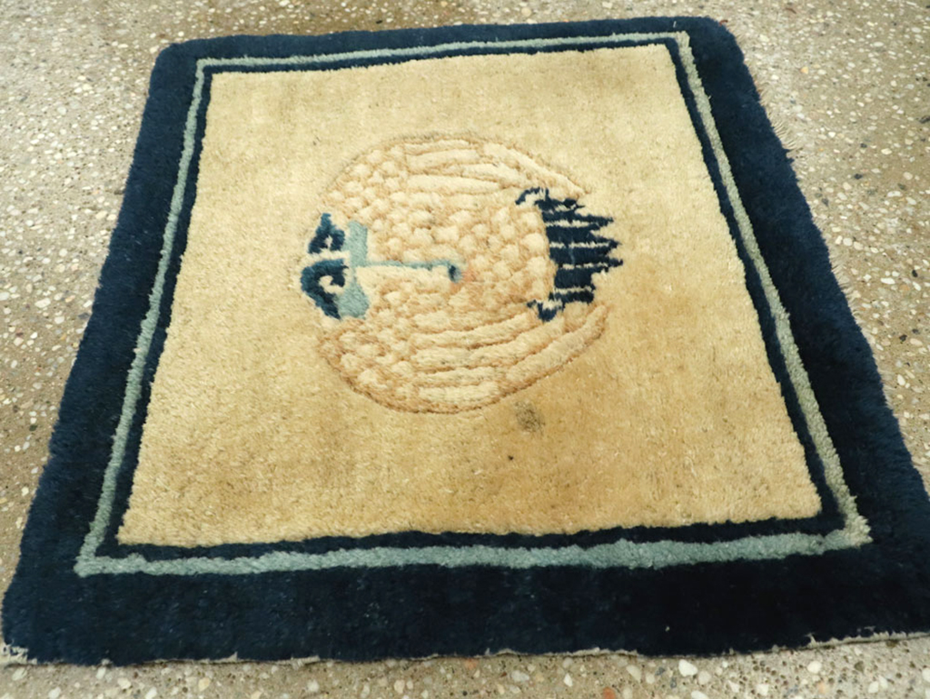 Antique Chinese Peking Rug, No.13479 - Gss