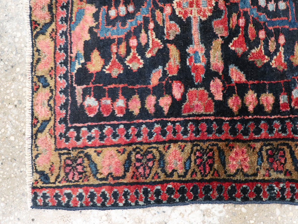 Vintage Persian Lilihan Rug, No.13480 - Gss