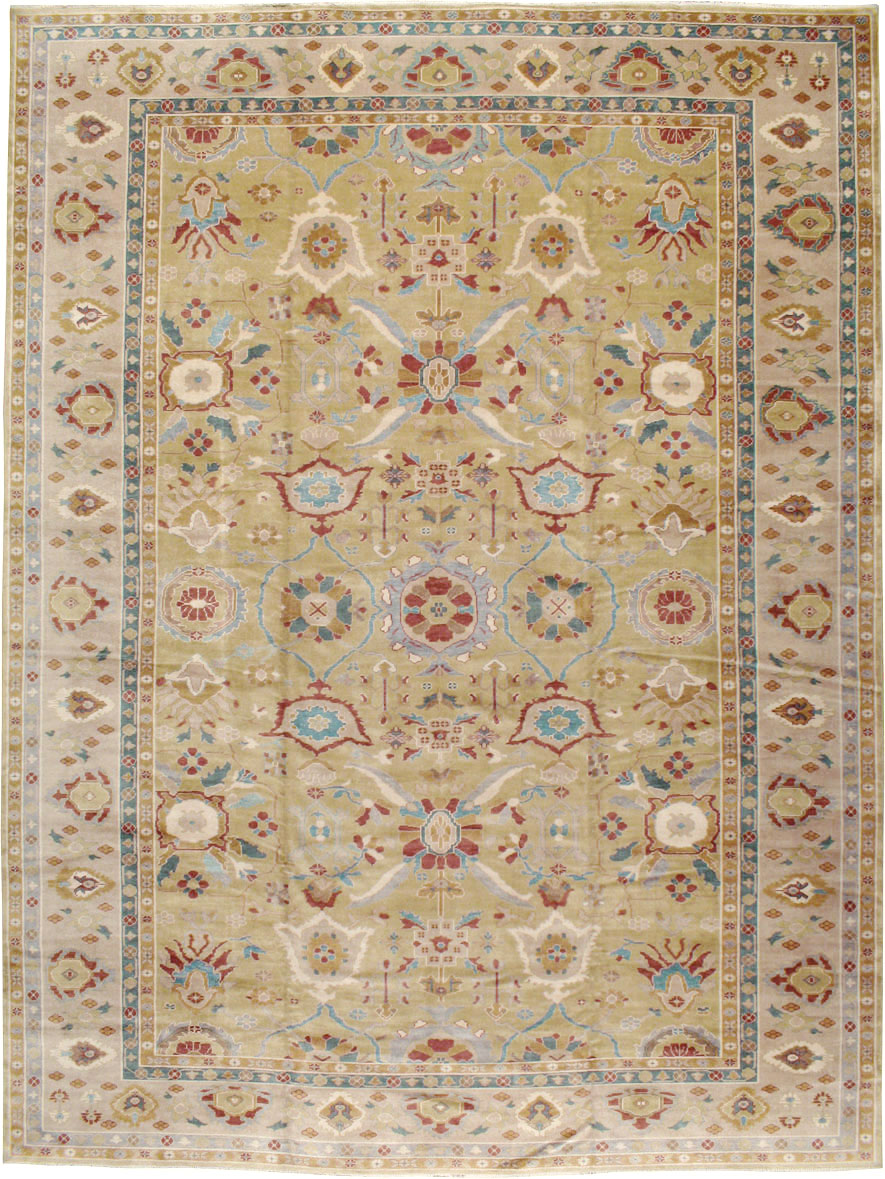 Modern Turkish Oushak Large Carpet, No.13488 - Gss