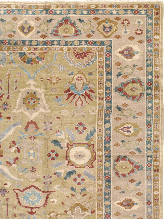 Modern Turkish Oushak Large Carpet, No.13488 - Gss