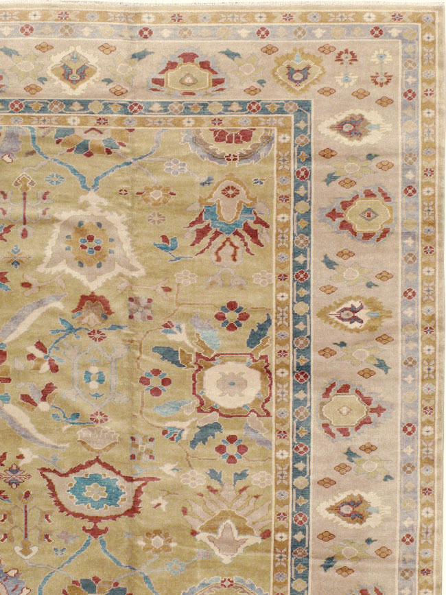 Modern Turkish Oushak Large Carpet, No.13488 - Gss