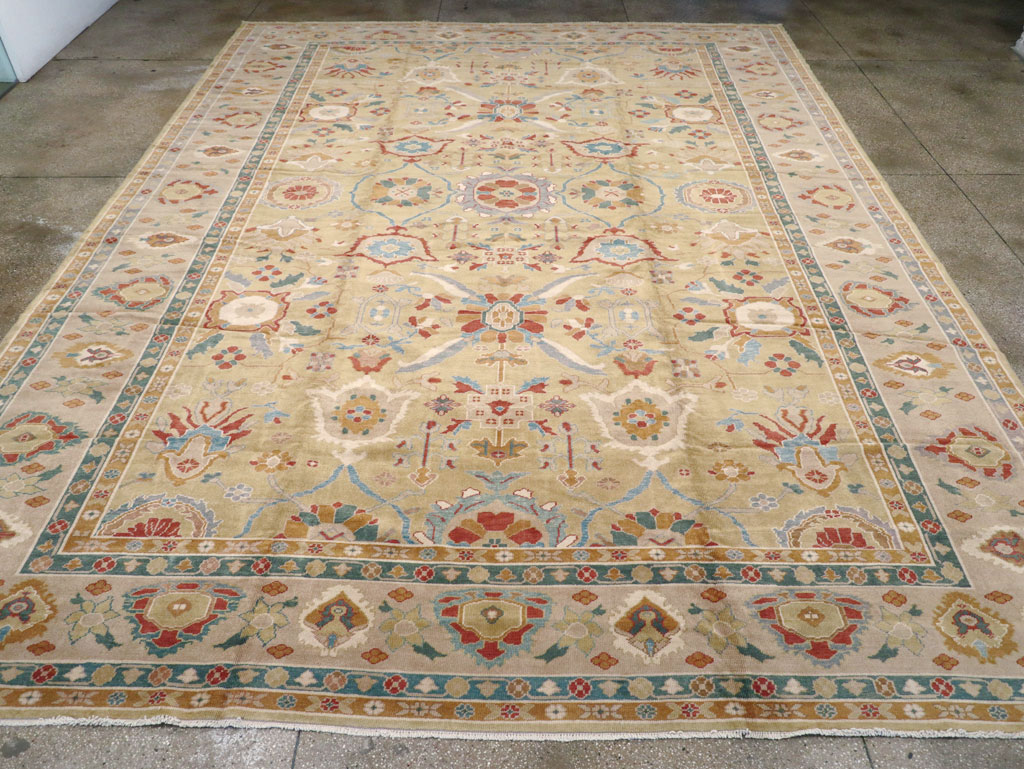 Modern Turkish Oushak Large Carpet, No.13488 - Gss