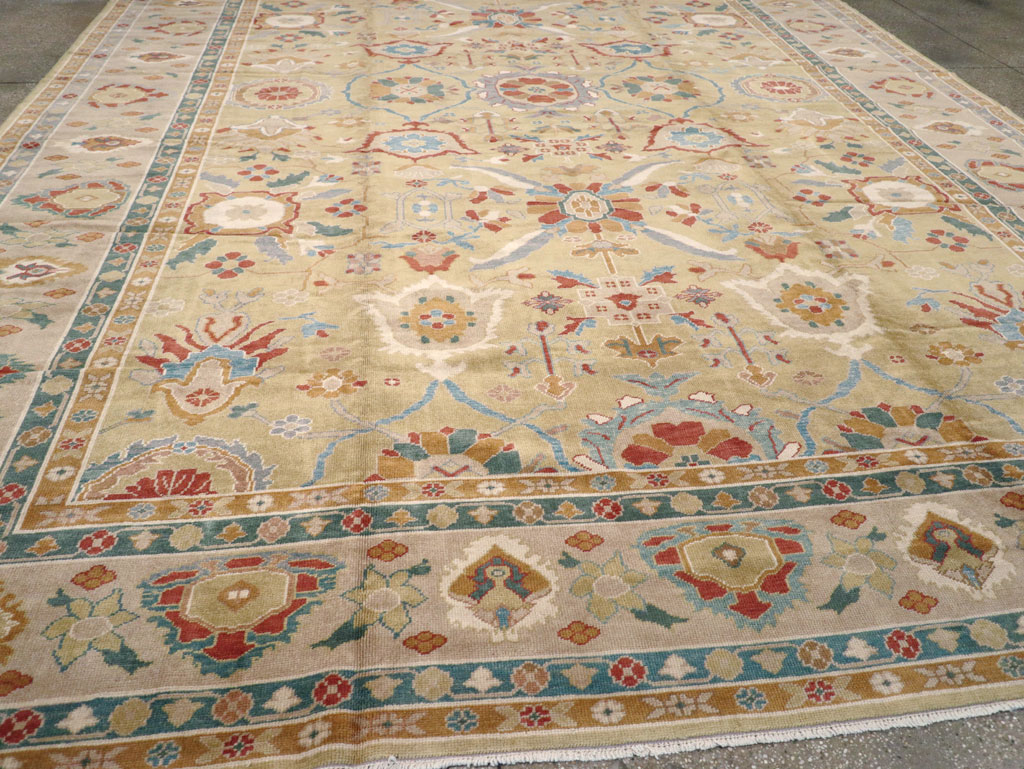 Modern Turkish Oushak Large Carpet, No.13488 - Gss