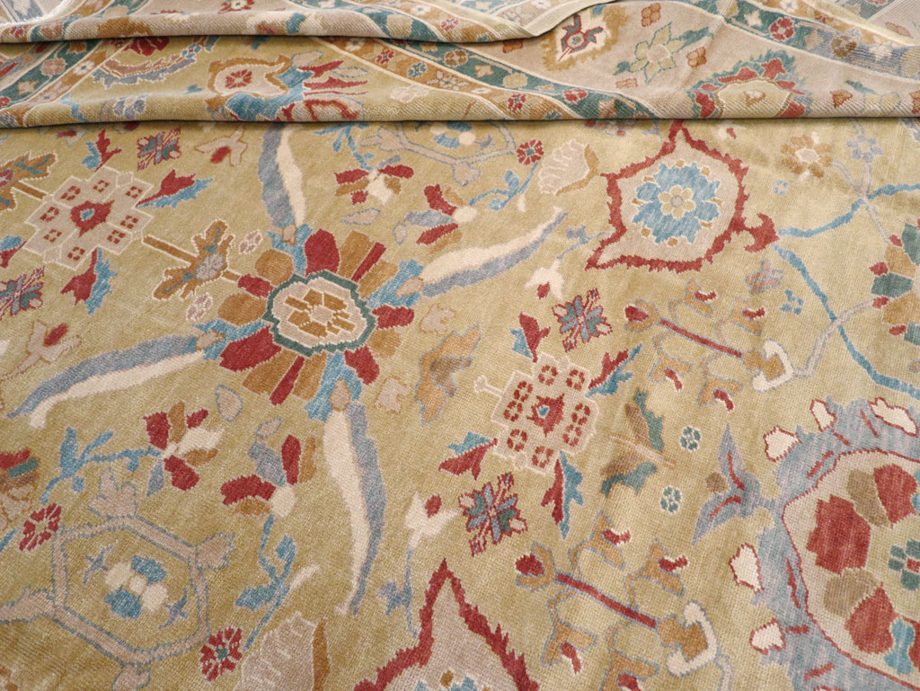 Modern Turkish Oushak Large Carpet, No.13488 - Gss