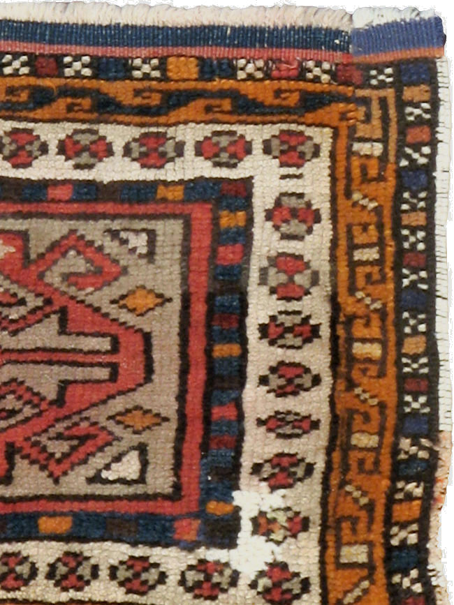 Antique Kurdish Persian Rug (Pair: 1 of 2), No.13497 - Gss