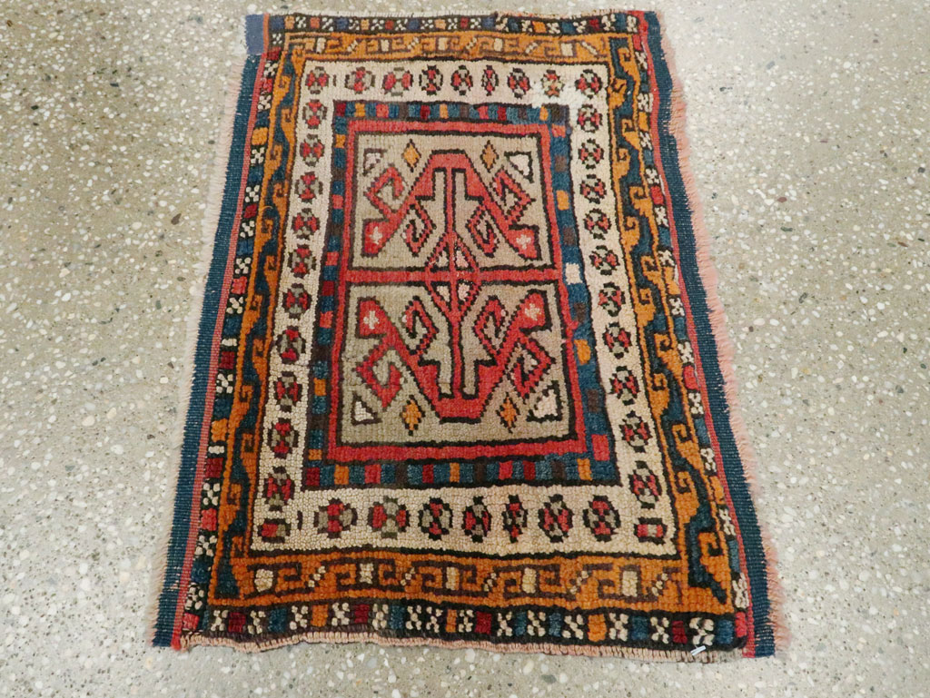 Antique Kurdish Persian Rug (Pair: 1 of 2), No.13497 - Gss