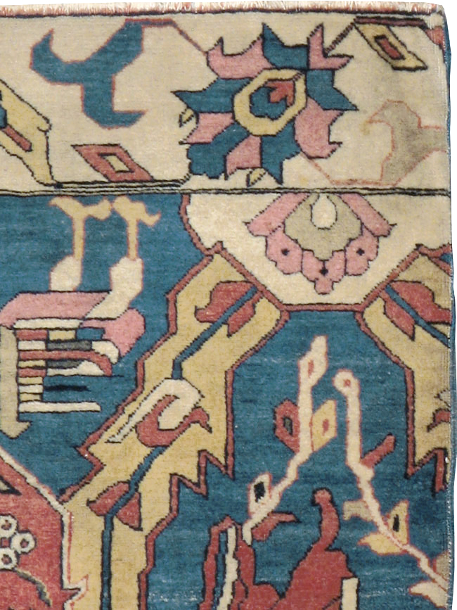 Antique Indian Larestan Sampler Rug, No.13498 - Gss