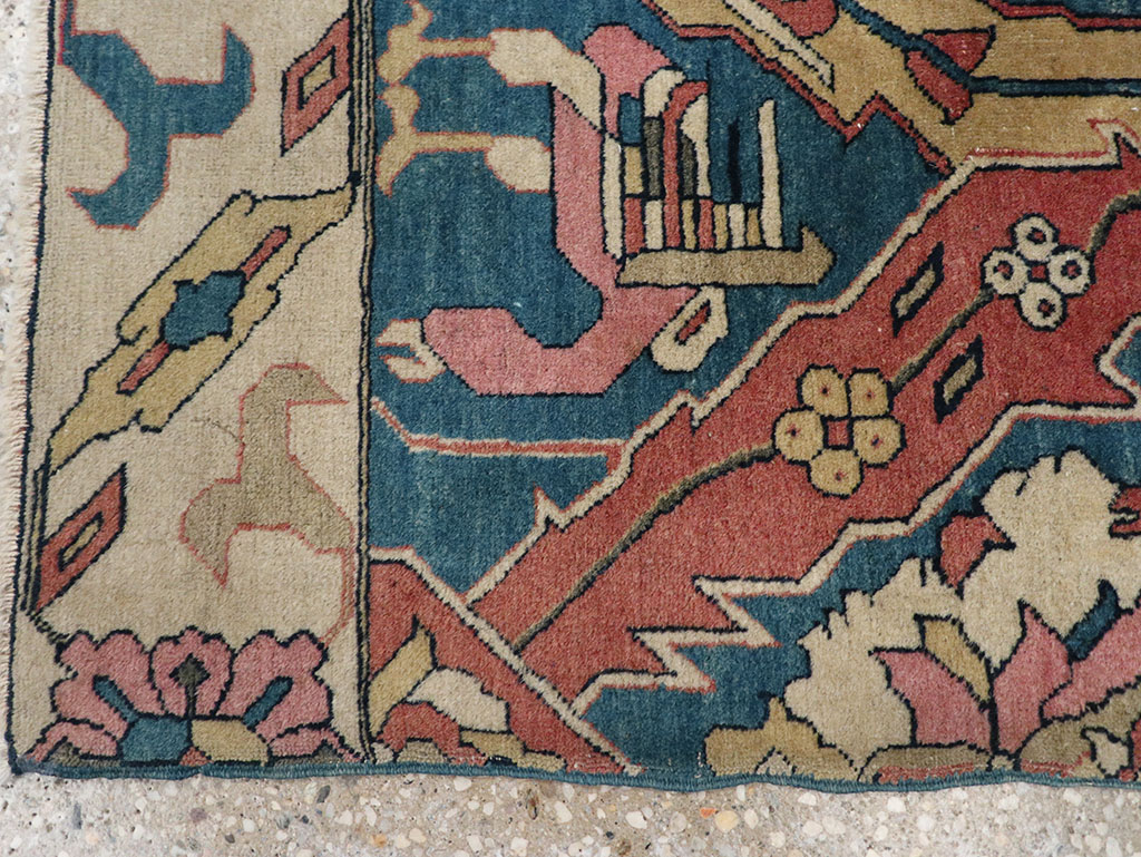 Antique Indian Larestan Sampler Rug, No.13498 - Gss