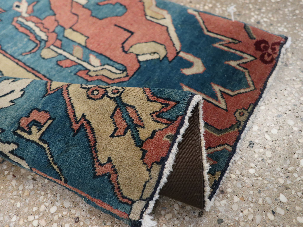 Antique Indian Larestan Sampler Rug, No.13498 - Gss