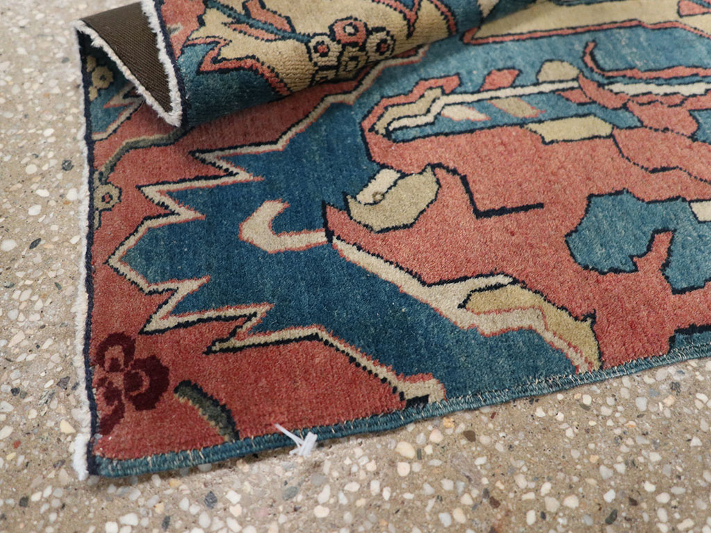 Antique Indian Larestan Sampler Rug, No.13498 - Gss