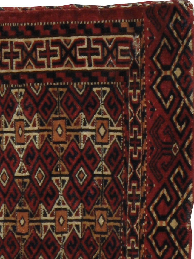 Antique Persian Bag Face Rug, No.13501 - Gss