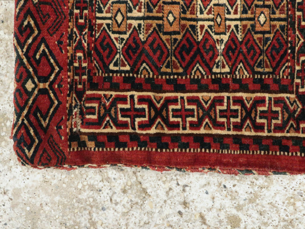 Antique Persian Turkoman Saddlebag (Khorjin), No.13501 - Gss