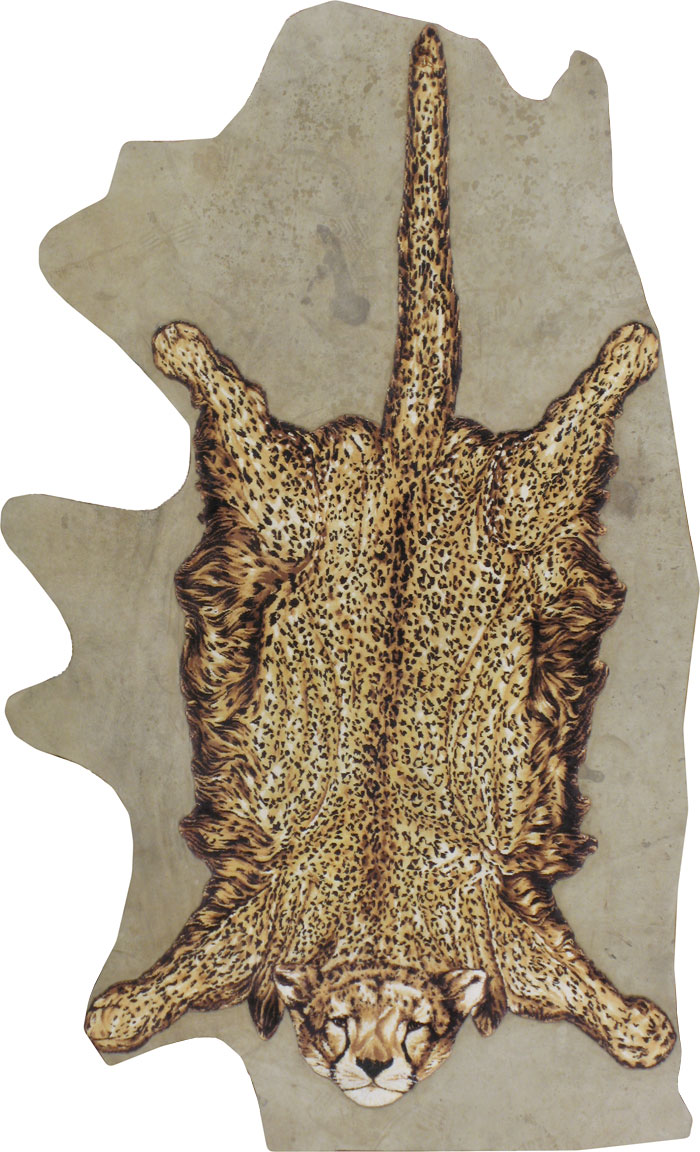 Persian Tabriz Lion Rug, No.13514 - Gss