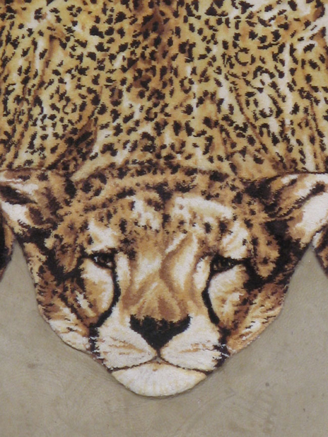 Persian Tabriz Lion Rug, No.13514 - Gss