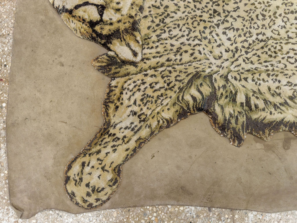 Persian Tabriz Lion Rug, No.13514 - Gss