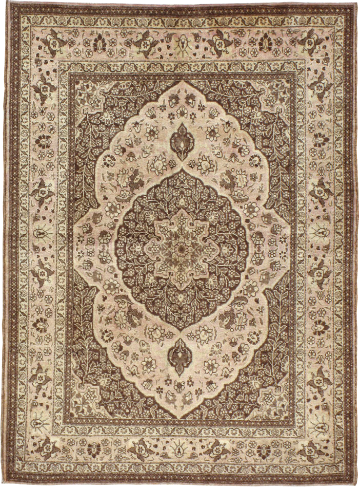 Antique Persian Tabriz Rug, No.13557 - Gss