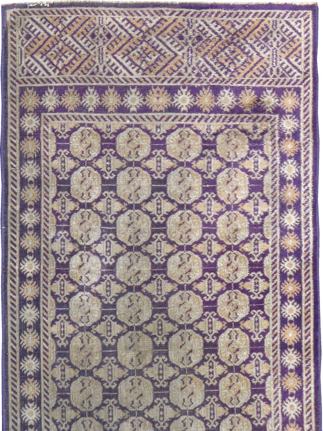 Vintage Indian Cotton Agra runner, No.13609 - Gss