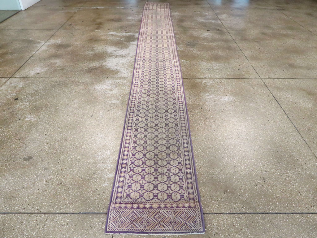 Vintage Indian Cotton Agra runner, No.13609 - Gss