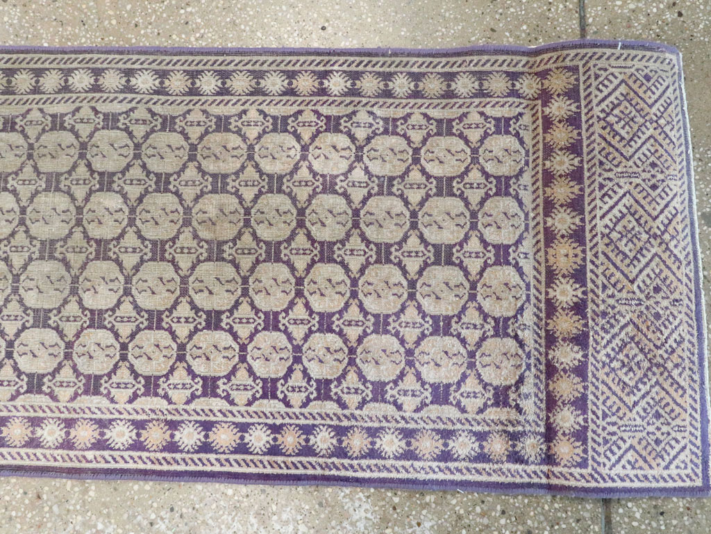 Vintage Indian Cotton Agra runner, No.13609 - Gss