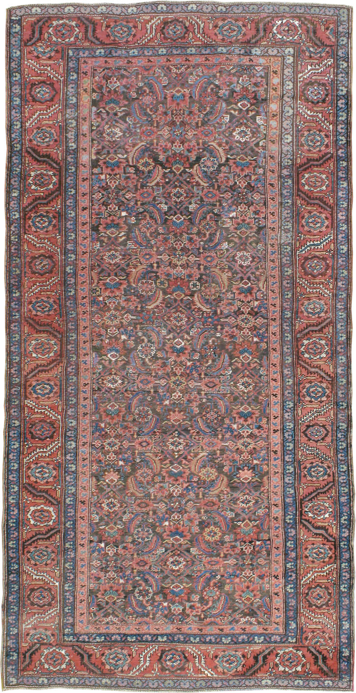 Antique Persian Bakshaish Carpet, No.13629 - Gss
