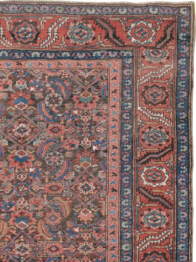 Antique Persian Bakshaish Carpet, No.13629 - Gss