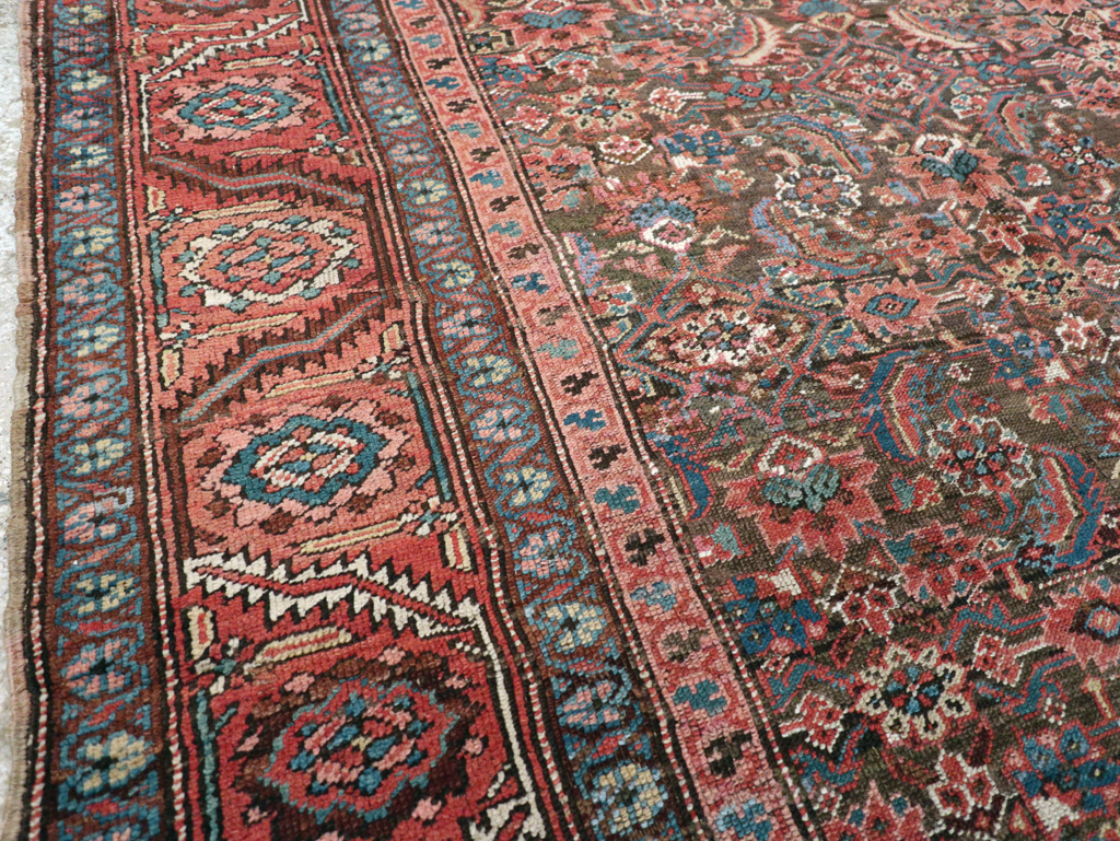 Antique Persian Bakshaish Carpet, No.13629 - Gss