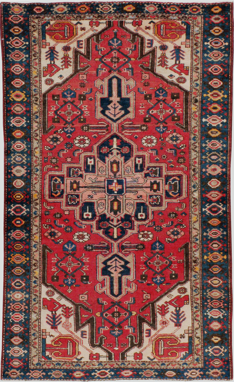 Vintage Persian Malayer Rug, No.13647 - Gss