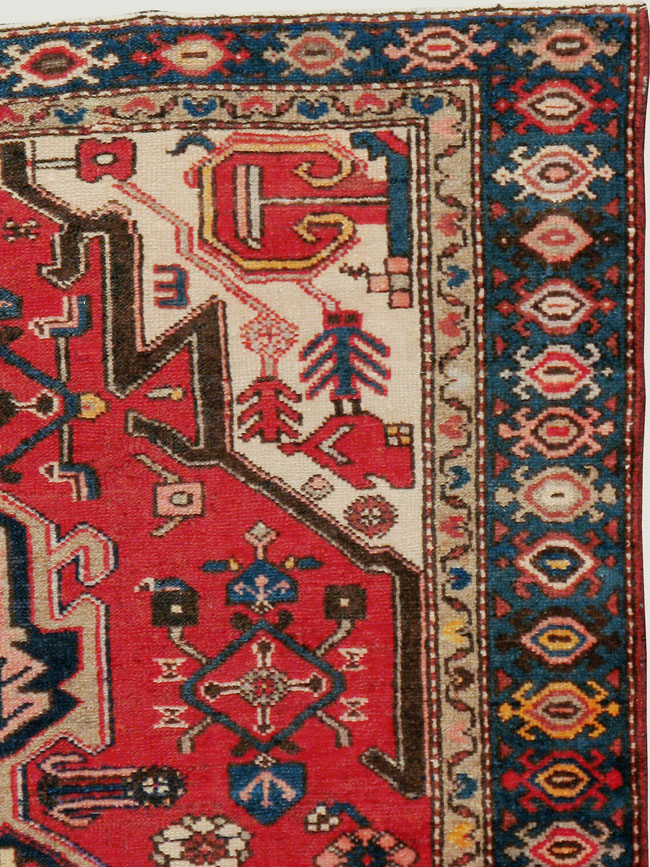 Vintage Persian Malayer Rug, No.13647 - Gss