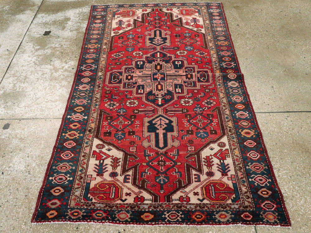 Vintage Persian Malayer Rug, No.13647 - Gss
