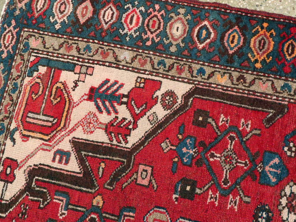 Vintage Persian Malayer Rug, No.13647 - Gss