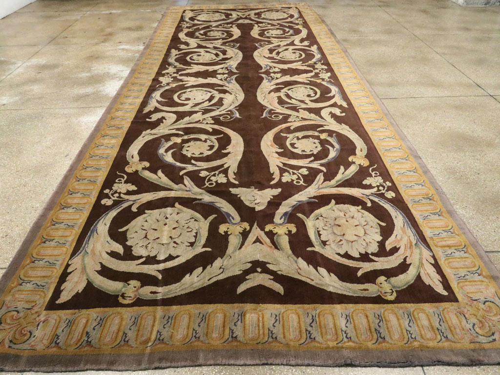 Antique French Savonnerie Carpet, No.13648 - Gss
