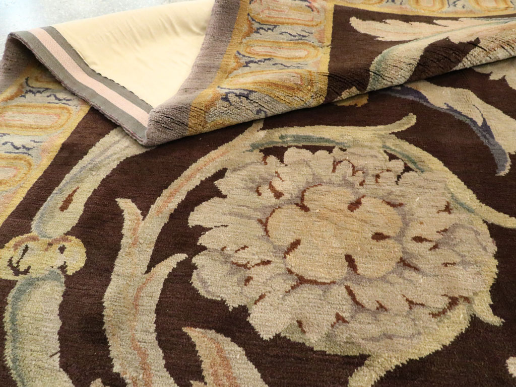 Antique French Savonnerie Carpet, No.13648 - Gss