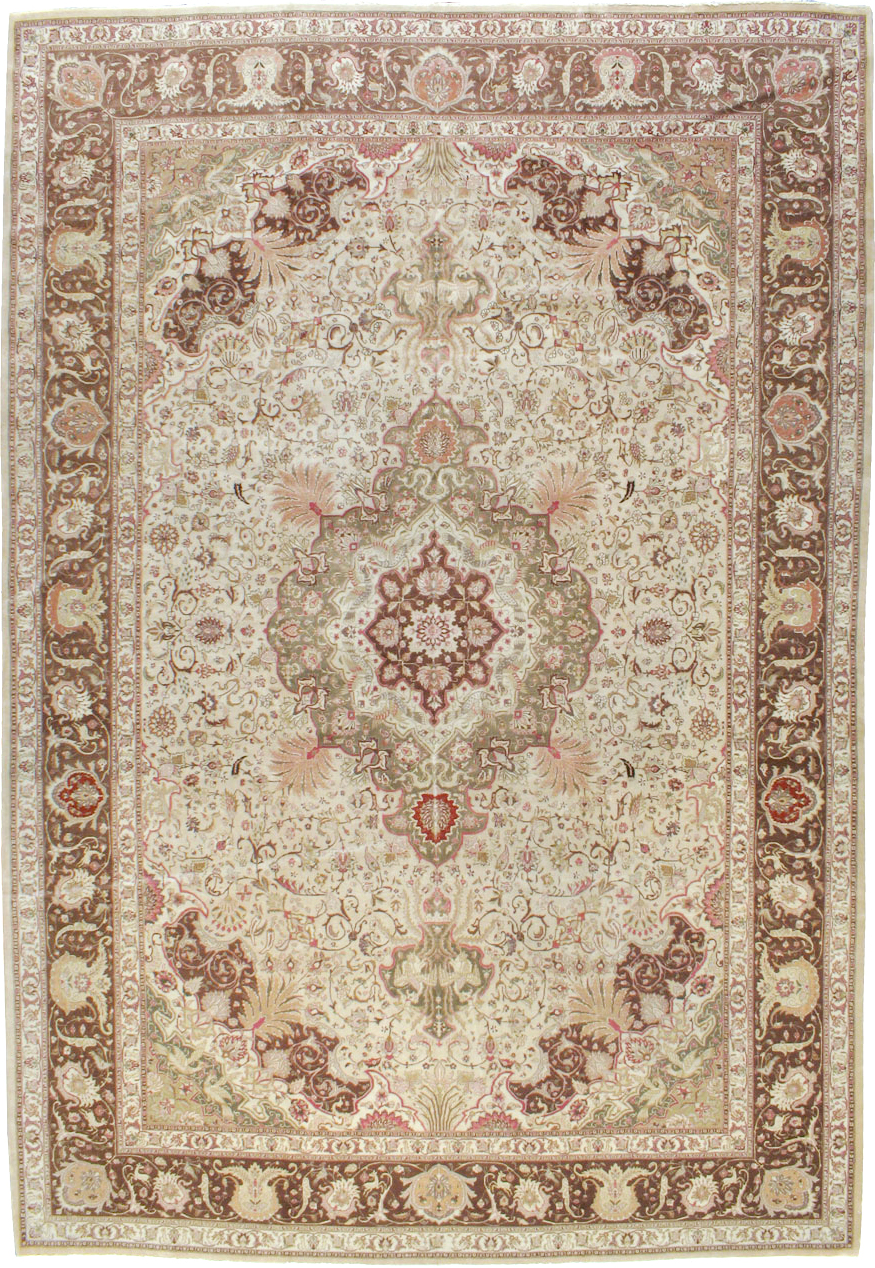 Antique Persian Tabriz Carpet, No.13660 - Gss
