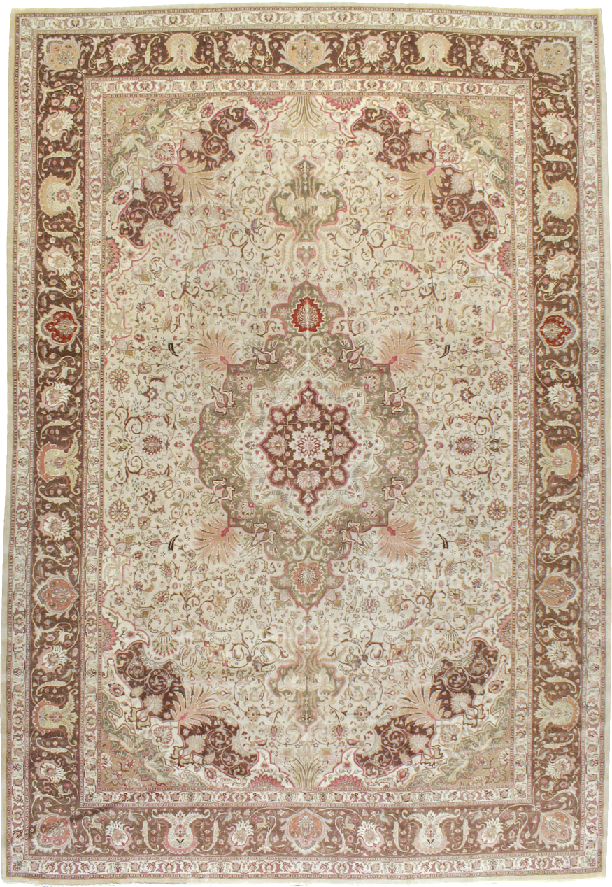 Antique Persian Tabriz Carpet, No.13660 - Gss