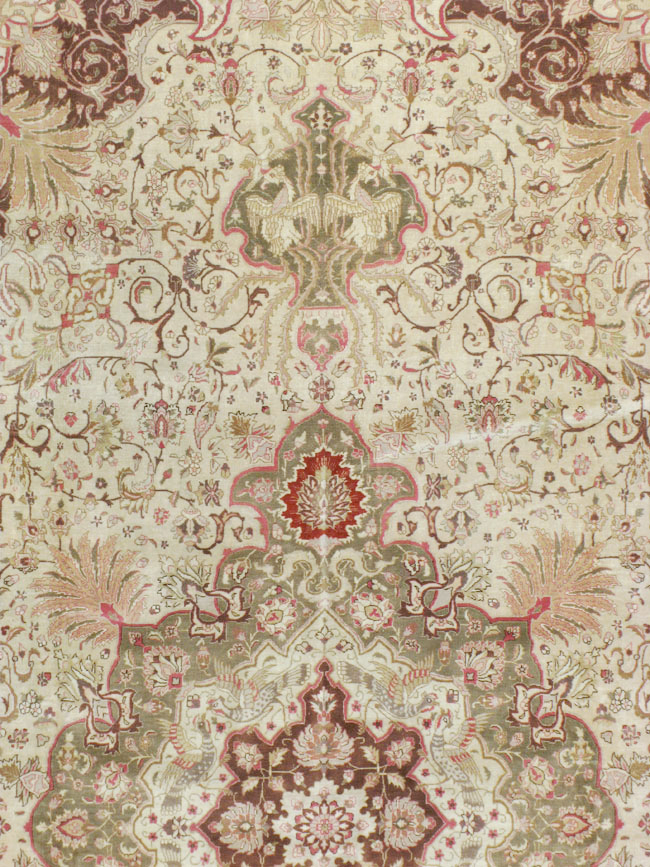 Antique Persian Tabriz Carpet, No.13660 - Gss
