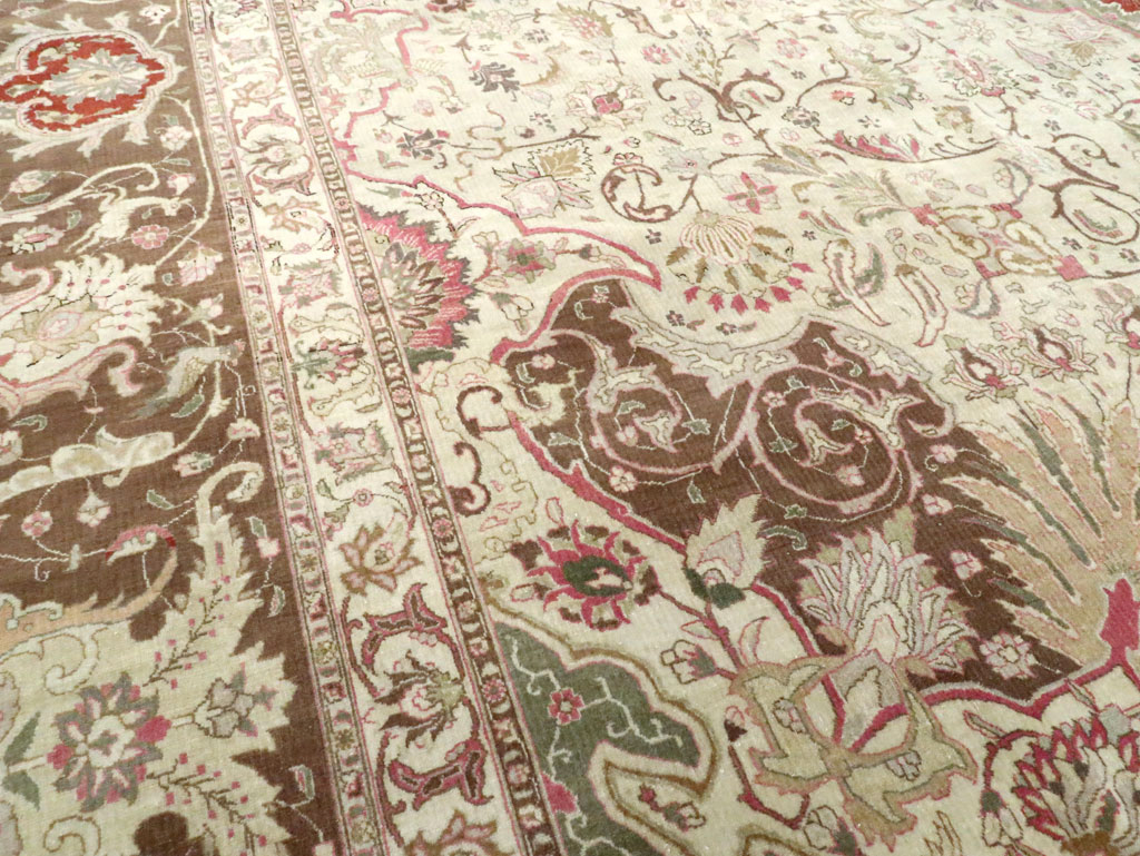 Antique Persian Tabriz Carpet, No.13660 - Gss