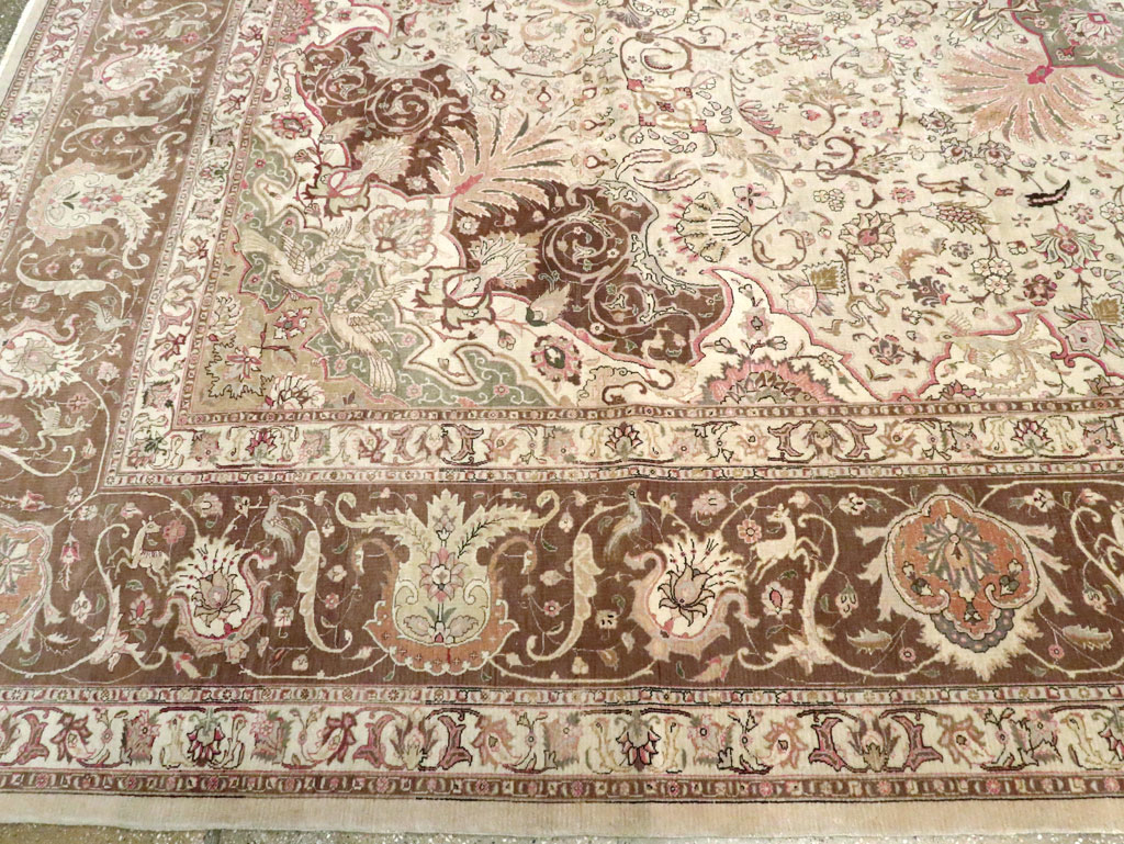 Antique Persian Tabriz Carpet, No.13660 - Gss