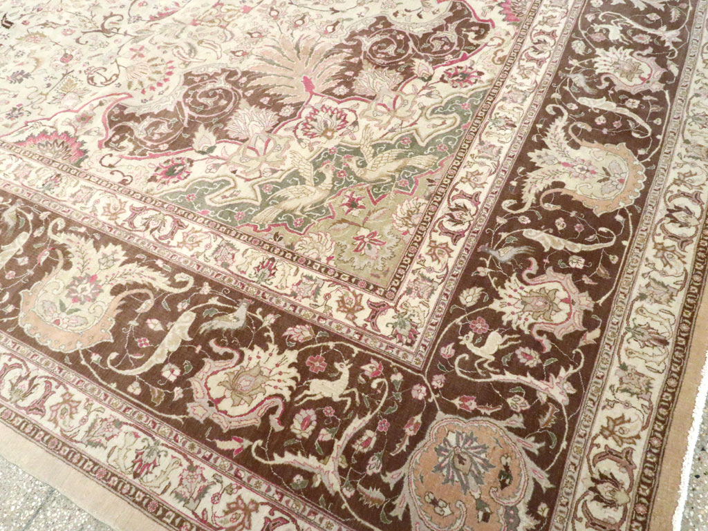 Antique Persian Tabriz Carpet, No.13660 - Gss